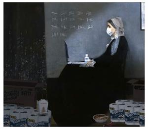 Whistlers Mother during Covid 19
